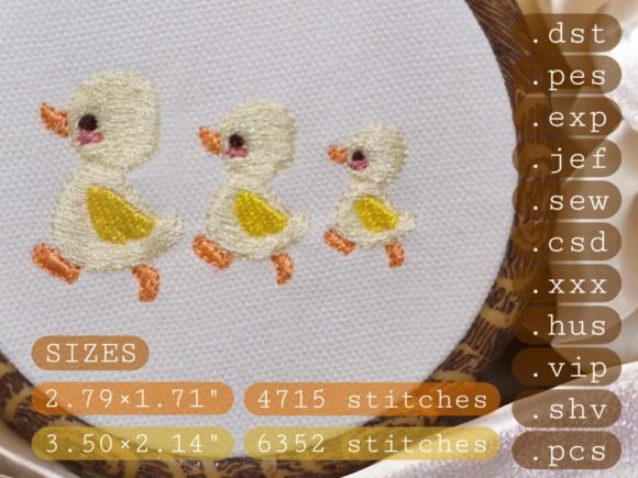 3 Chicks Machine Embroidery Design File Review