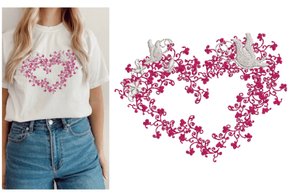 Butterfly Heart Embroidery Designs Review