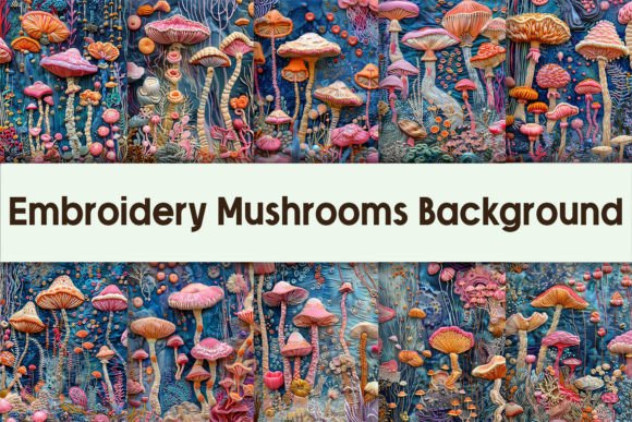 Cozy Mushroom Magic for Holiday Embroidery