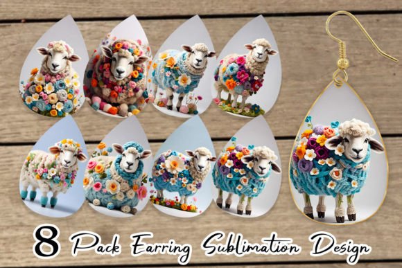 Earring Sheep Easter Embroidery Review
