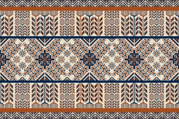 Embroidery Folk Ethnic Geometric Pattern Review