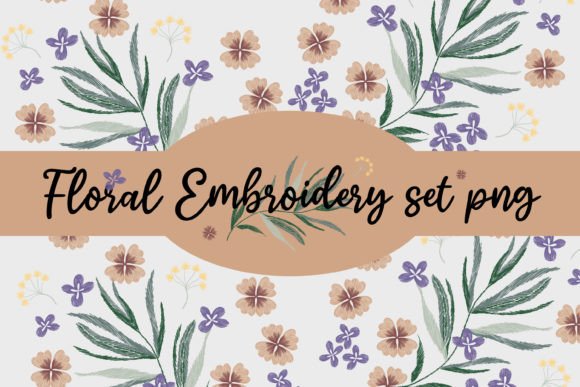 Floral Pattern Embroidery Vintage Set1 Review