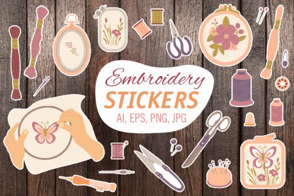 Reviewing Embroidery Set Printable Stickers for Holiday Sales
