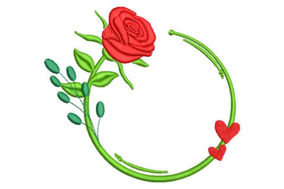 Rose with Heart Embroidery Designs Review
