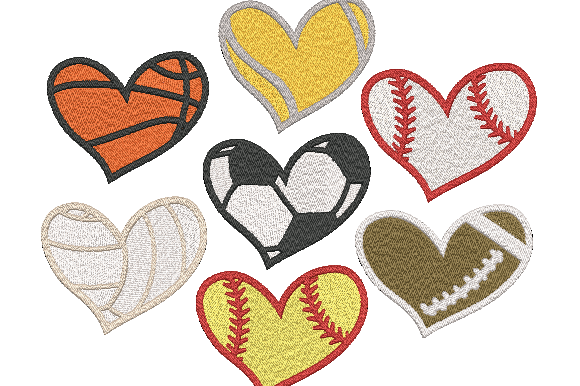 Sports Ball Heart Embroidery Review
