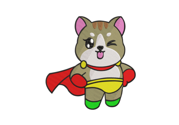 Super Cat Embroidery Digitizing Design Review