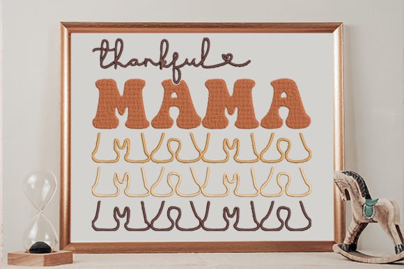 Thankful Mama, Thanksgiving Embroidery Review